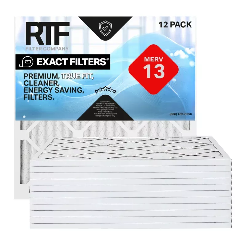 35-1/8x21-1/4x1 Exact Filters Pleated MERV 13 (12 pack)