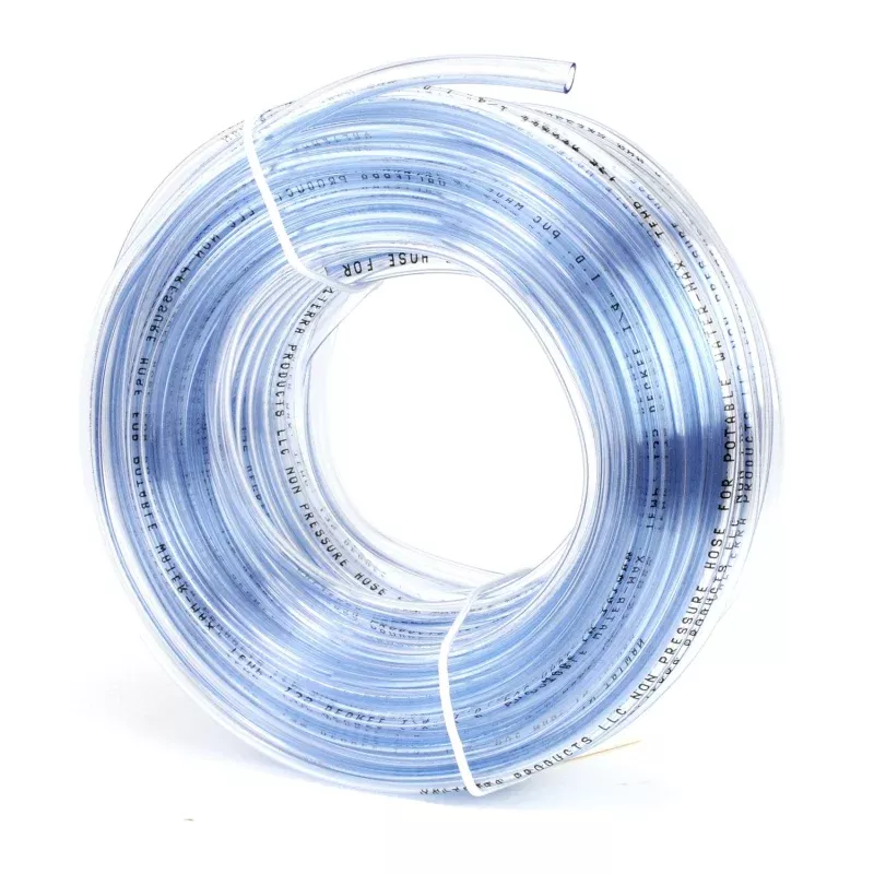"ID x 100' - Clear PVC Vinyl Tubing