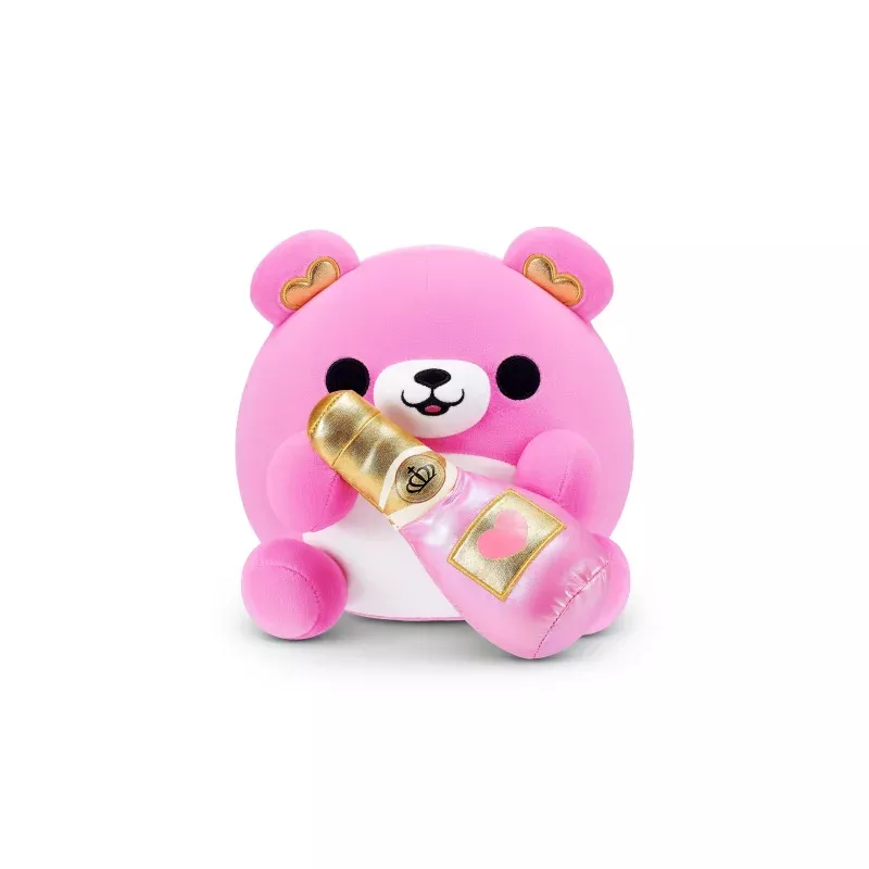 ZURU Snackles S2 Valentine 8 inch Bear - Multicolor with Champagne Plush
